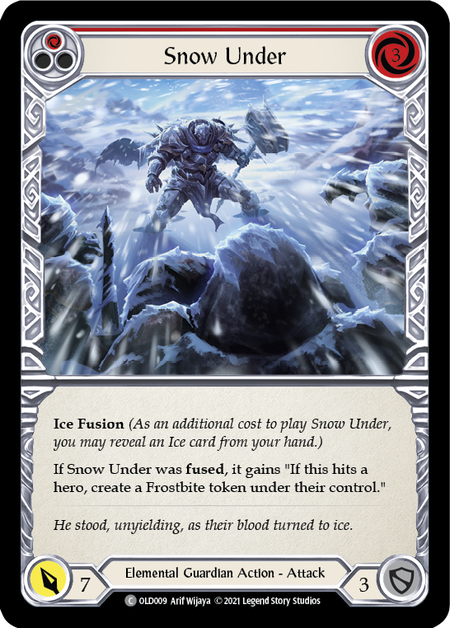 Snow Under (Red) - Flesh and Blood TCG - MoxLand
