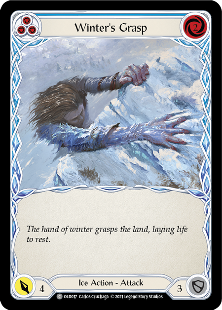 Winter's Grasp (Blue) - Flesh and Blood TCG - MoxLand