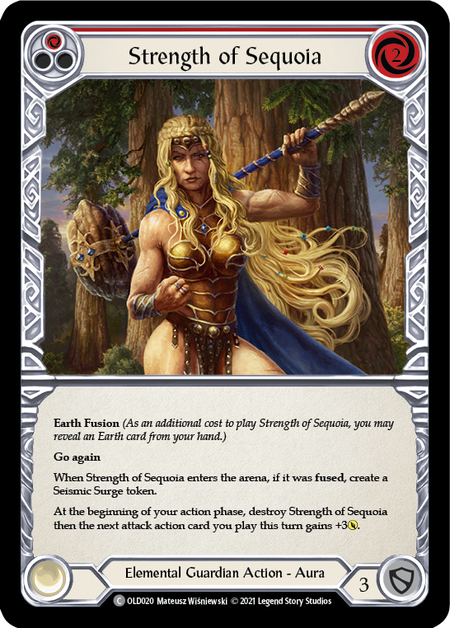 Strength of Sequoia (Red) - Flesh and Blood TCG - MoxLand
