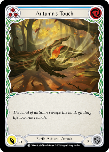 Autumn's Touch (Blue) - Flesh and Blood TCG - MoxLand