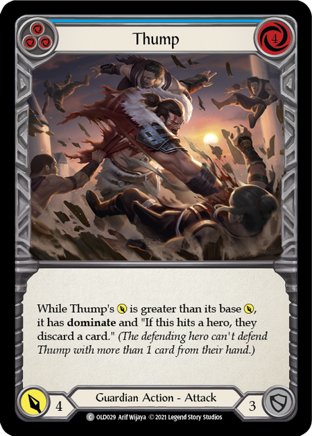 Thump (Blue) - Flesh and Blood TCG - MoxLand