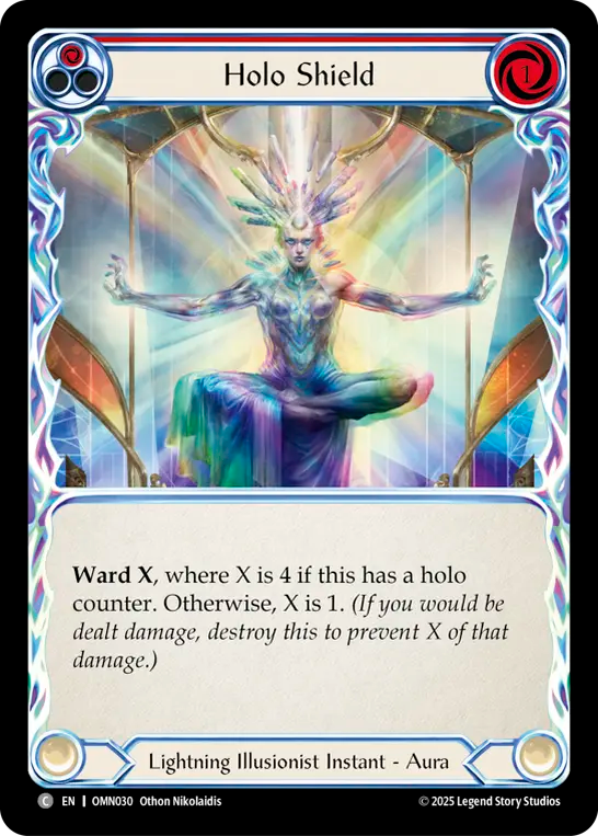 Holo Shield (Red) - Flesh and Blood TCG - MoxLand