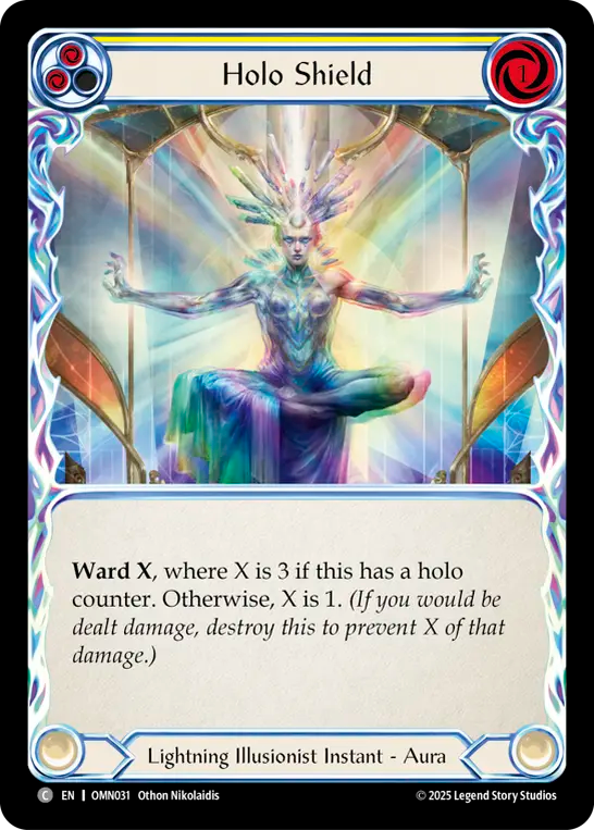 Holo Shield (Yellow) - Flesh and Blood TCG - MoxLand
