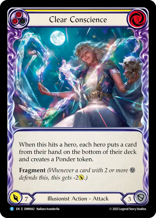 Clear Conscience (Yellow) - Flesh and Blood TCG - MoxLand