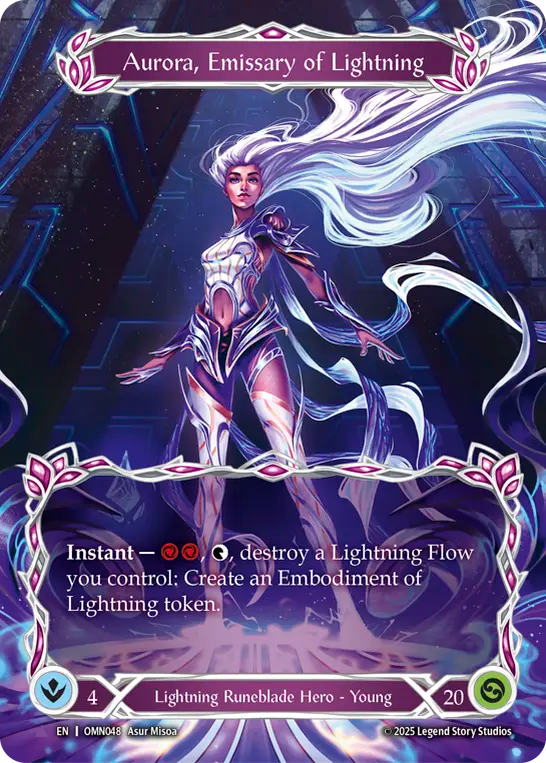 Aurora, Emissary of Lightning - Flesh and Blood TCG - MoxLand