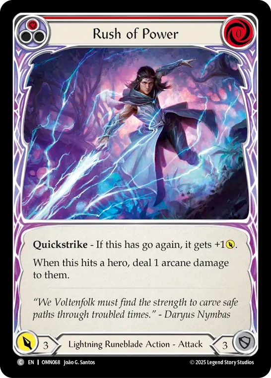 Rush of Power (Red) - Flesh and Blood TCG - MoxLand