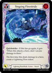 Singeing Flowstride (Yellow) - Flesh and Blood TCG - MoxLand