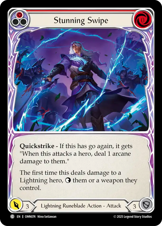 Stunning Swipe (Red) - Flesh and Blood TCG - MoxLand