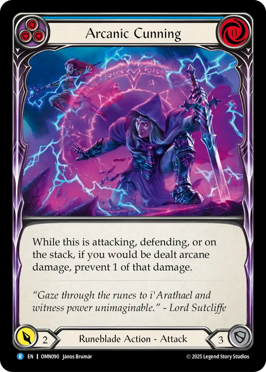 Arcanic Cunning (Blue) - Flesh and Blood TCG - MoxLand