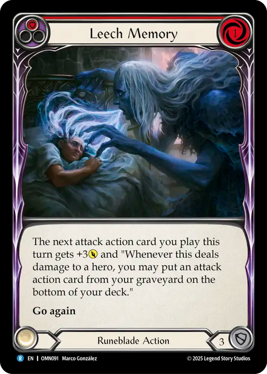 Leech Memory (Red) - Flesh and Blood TCG - MoxLand