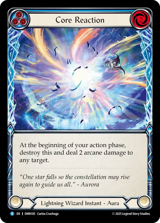 Core Reaction (Blue) - Flesh and Blood TCG - MoxLand