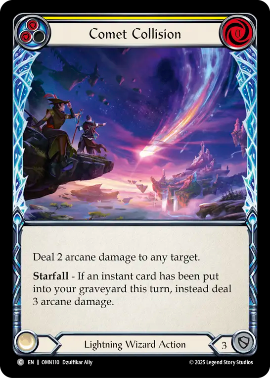Comet Collision (Yellow) - Flesh and Blood TCG - MoxLand