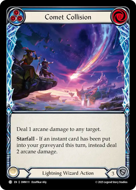 Comet Collision (Blue) - Flesh and Blood TCG - MoxLand