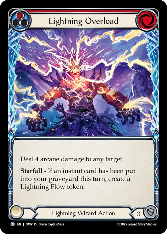 Lightning Overload (Red) - Flesh and Blood TCG - MoxLand