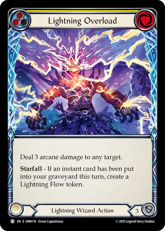 Lightning Overload (Yellow) - Flesh and Blood TCG - MoxLand