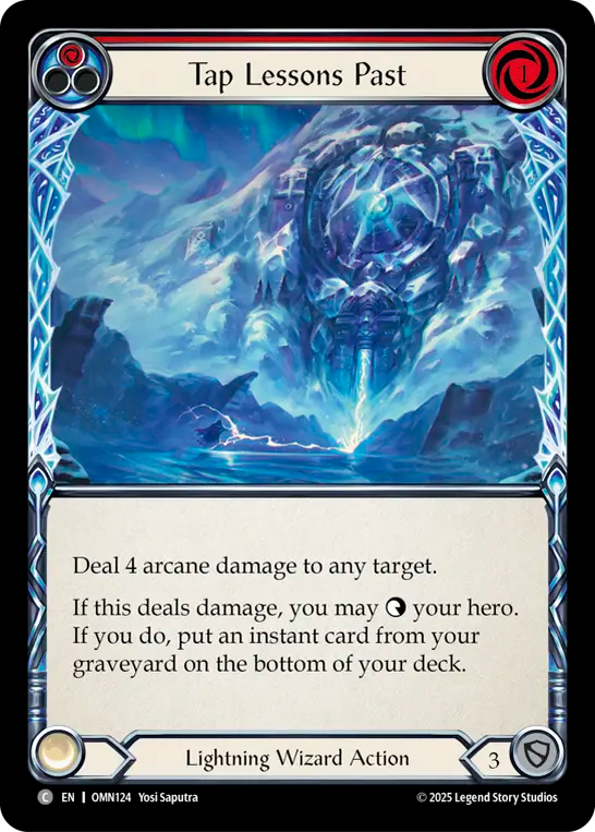 Tap Lessons Past (Red) - Flesh and Blood TCG - MoxLand