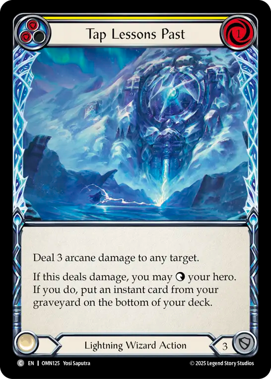 Tap Lessons Past (Yellow) - Flesh and Blood TCG - MoxLand