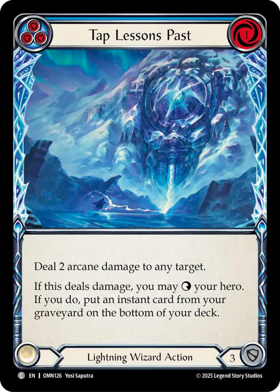 Tap Lessons Past (Blue) - Flesh and Blood TCG - MoxLand