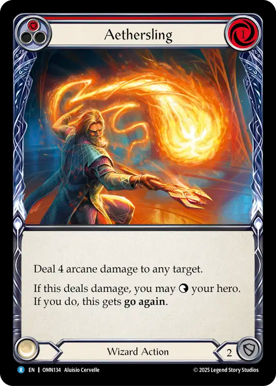 Aethersling (Red) - Flesh and Blood TCG - MoxLand