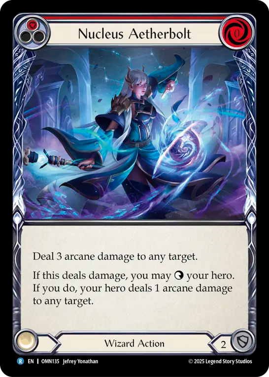 Nucleus Aetherbolt (Red) - Flesh and Blood TCG - MoxLand
