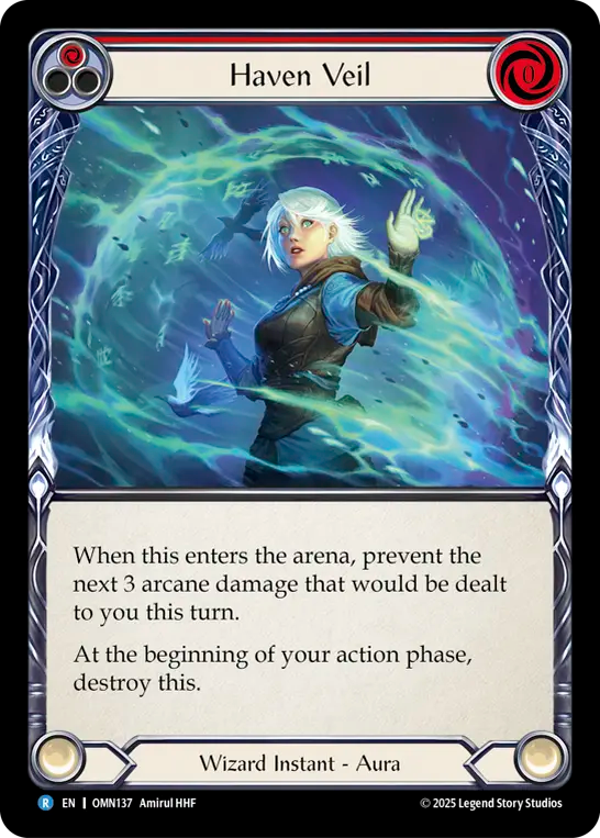 Haven Veil (Red) - Flesh and Blood TCG - MoxLand