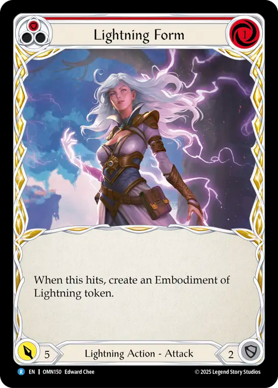 Lightning Form (Red) - Flesh and Blood TCG - MoxLand