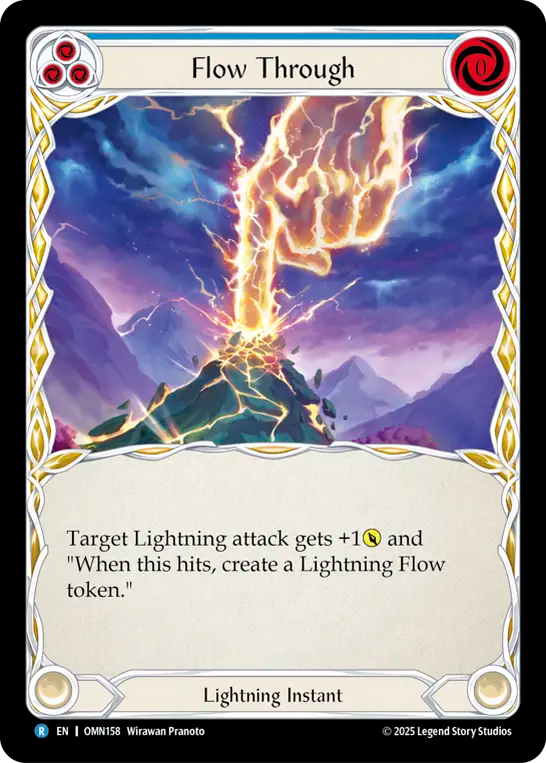 Flow Through (Blue) - Flesh and Blood TCG - MoxLand