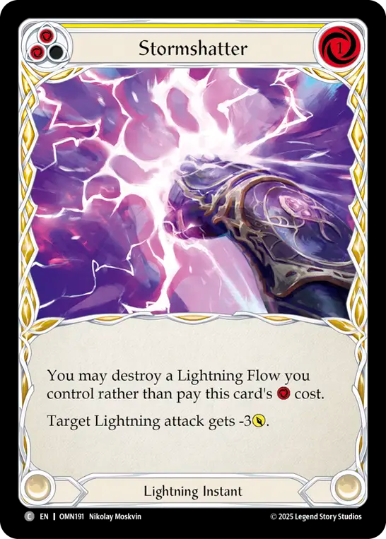 Stormshatter (Yellow) - Flesh and Blood TCG - MoxLand