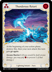 Thunderous Retort (Blue) - Flesh and Blood TCG - MoxLand