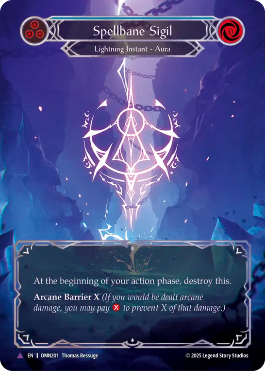 Spellbane Sigil (Blue) - Flesh and Blood TCG - MoxLand