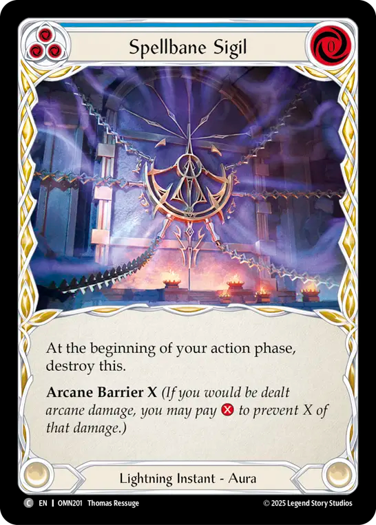 Spellbane Sigil (Blue) - Flesh and Blood TCG - MoxLand