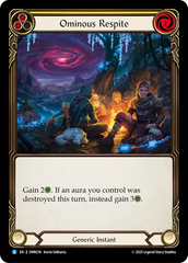 Ominous Respite (Yellow) - Flesh and Blood TCG - MoxLand