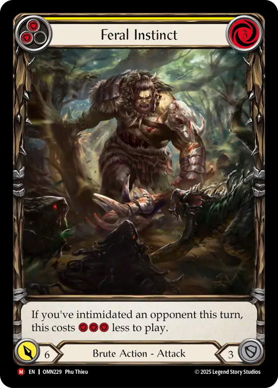 Feral Instinct (Yellow) - Flesh and Blood TCG - MoxLand