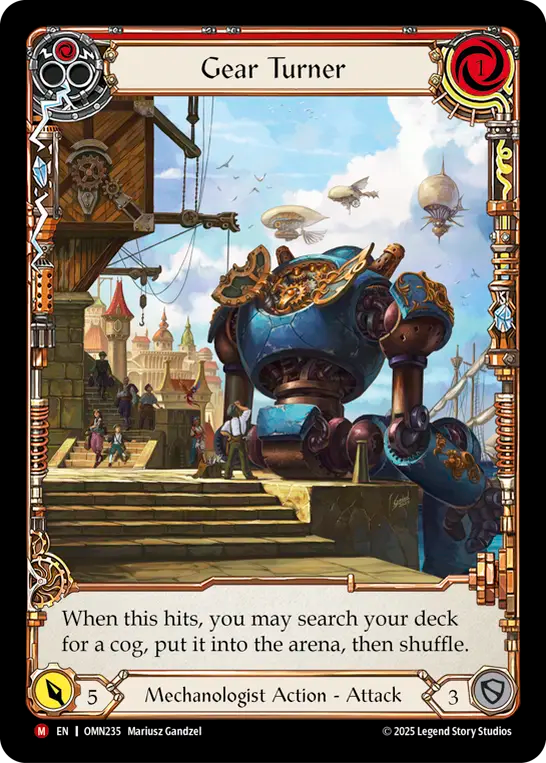 Gear Turner (Red) - Flesh and Blood TCG - MoxLand