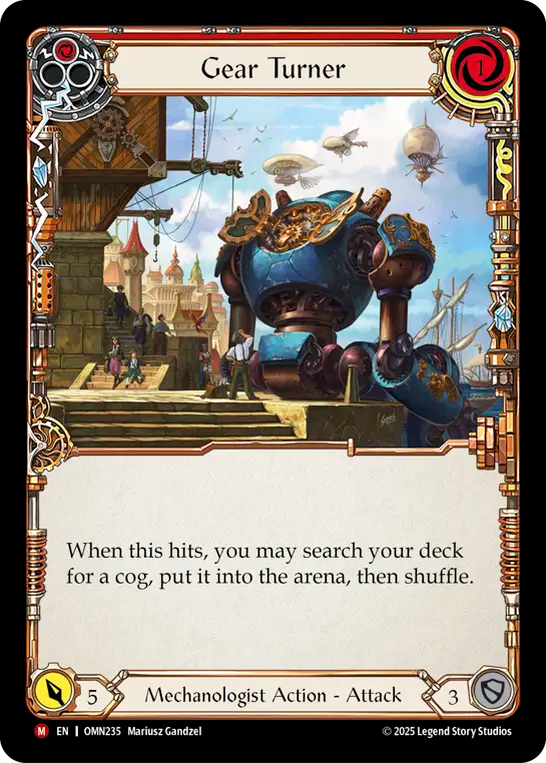 Gear Turner (Red) - Flesh and Blood TCG - MoxLand