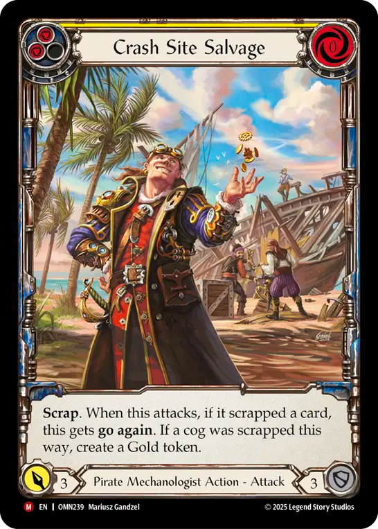 Crash Site Salvage (Yellow) - Flesh and Blood TCG - MoxLand