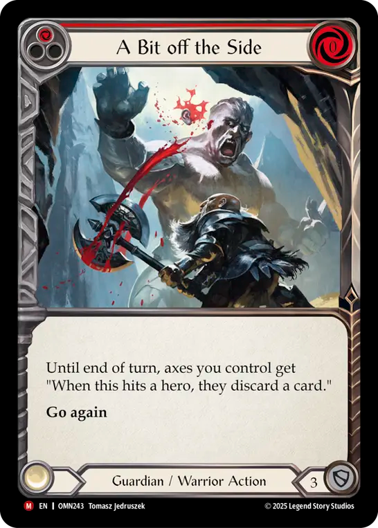 A Bit off the Side (Red) - Flesh and Blood TCG - MoxLand
