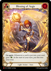 Blessing of Aegis (Yellow) - Flesh and Blood TCG - MoxLand