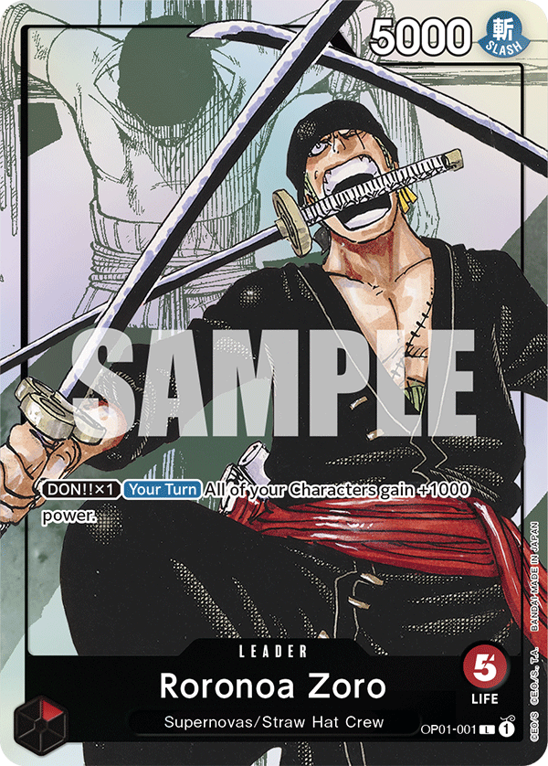 Roronoa Zoro - One Piece Card Game - MoxLand