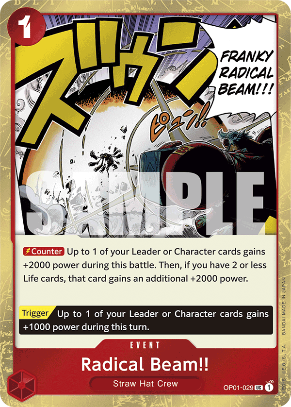 Radical Beam!! - One Piece Card Game - MoxLand
