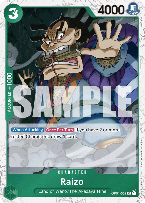 Raizo - One Piece Card Game - MoxLand