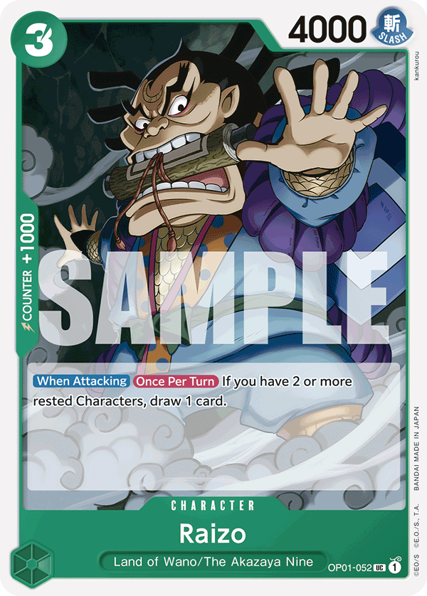 Raizo - One Piece Card Game - MoxLand