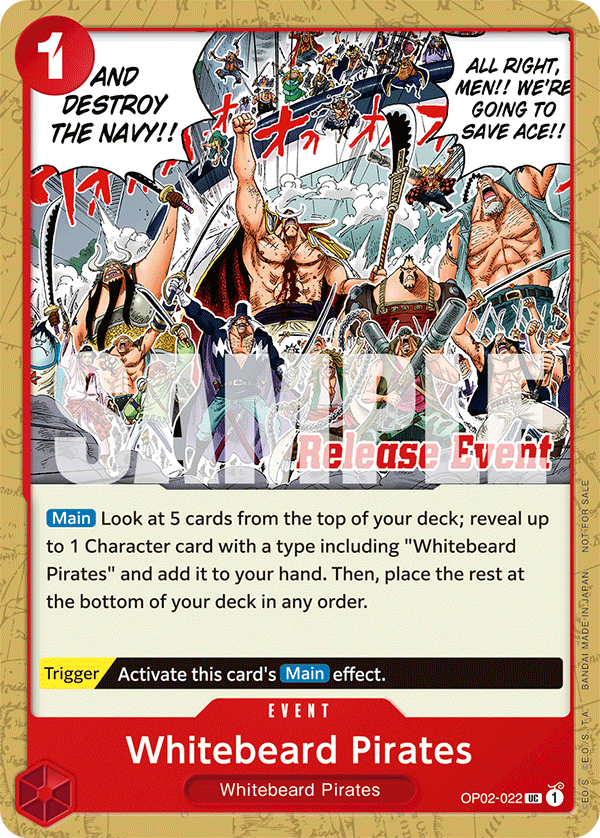 Whitebeard Pirates - One Piece Card Game - MoxLand