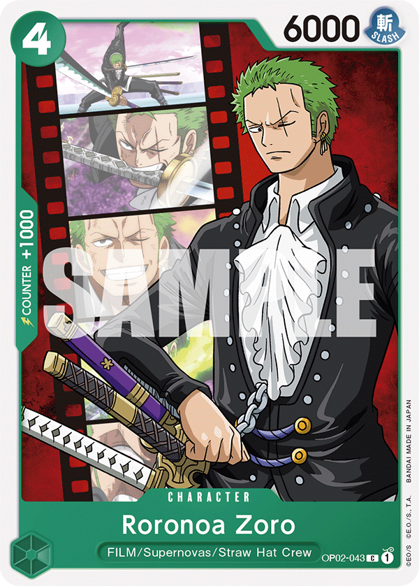 Roronoa Zoro - One Piece Card Game - MoxLand