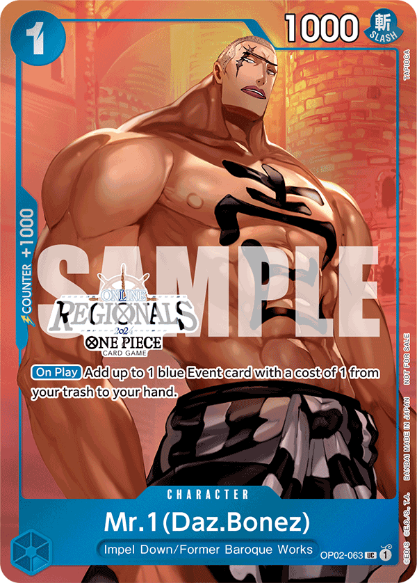 Mr.1(Daz.Bonez) - One Piece Card Game - MoxLand