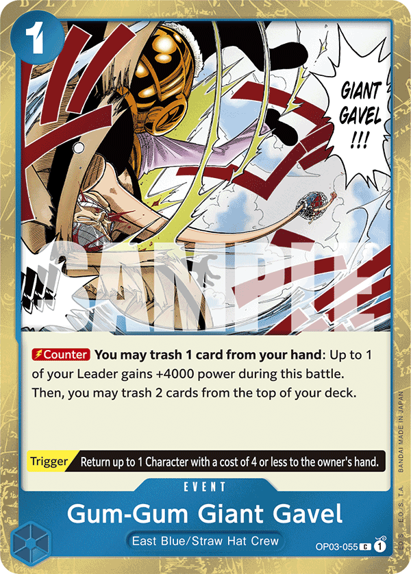 Gum-Gum Giant Gavel - One Piece Card Game - MoxLand
