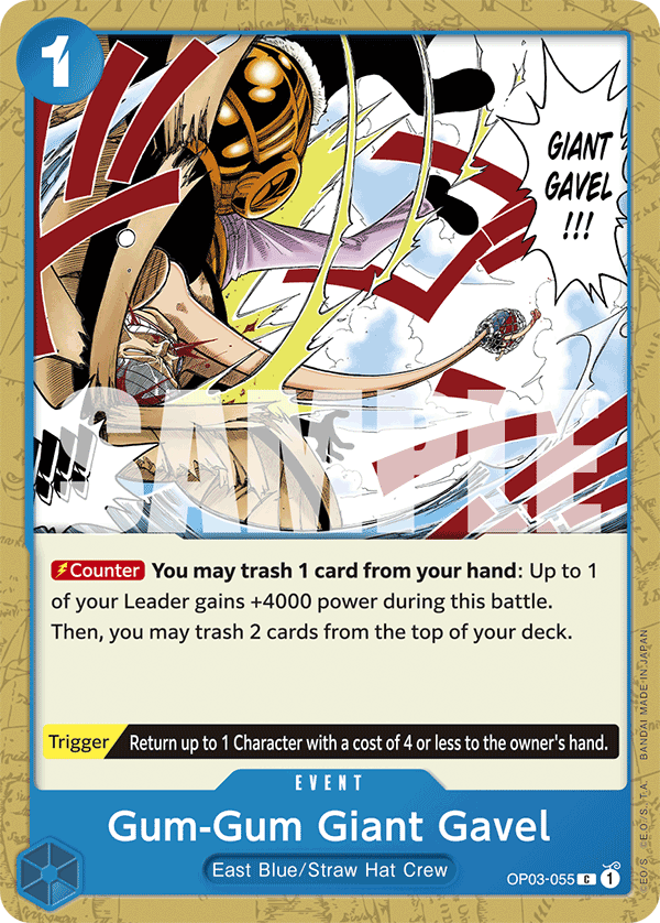 Gum-Gum Giant Gavel - One Piece Card Game - MoxLand