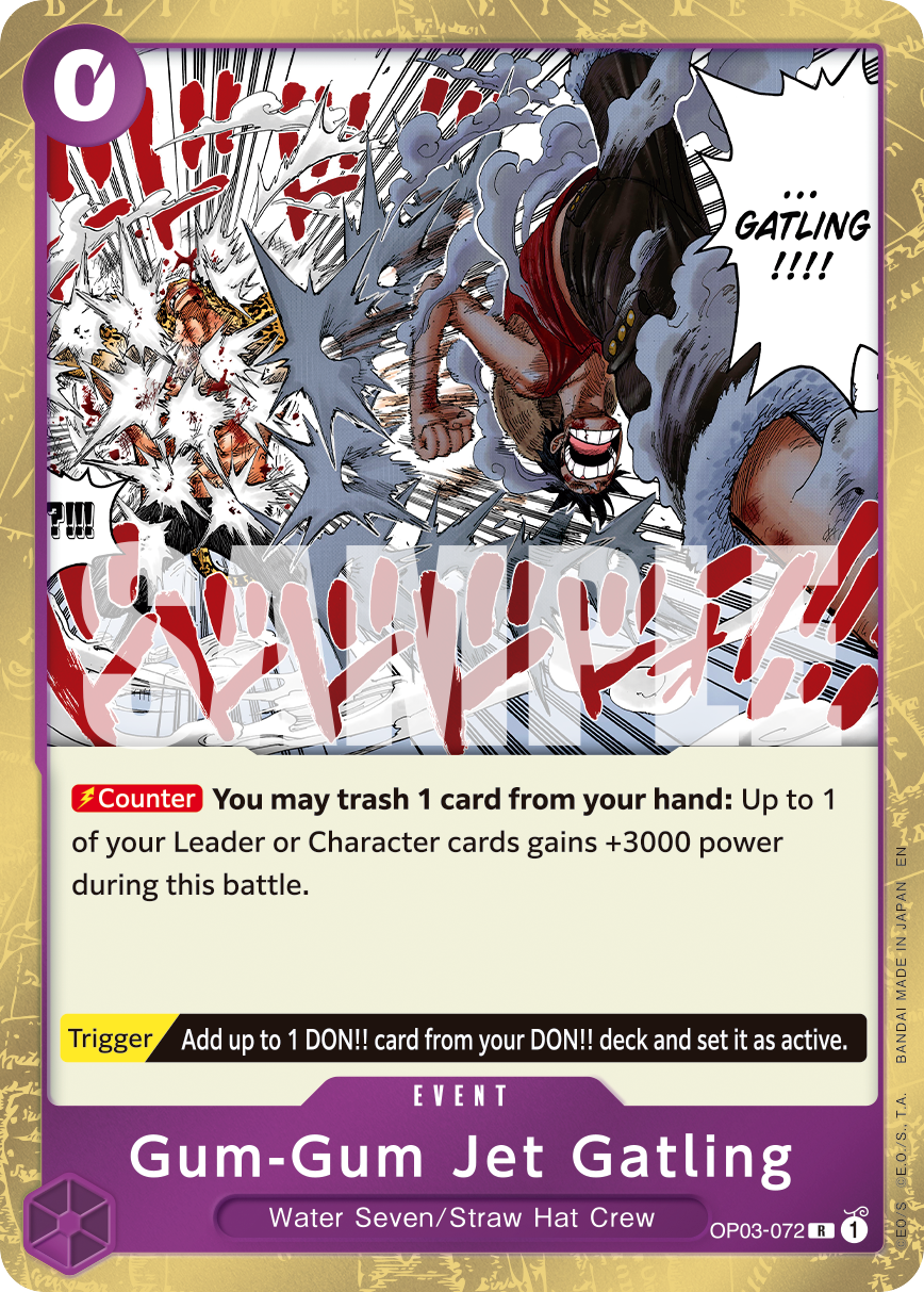 Gum-Gum Jet Gatling - One Piece Card Game - MoxLand