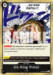 Six King Pistol - One Piece Card Game - MoxLand