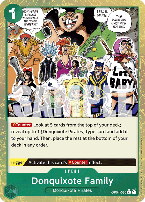 Donquixote Family - One Piece Card Game - MoxLand